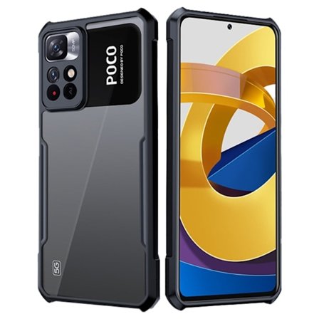 Iskunkestävä hybridikotelo Xiaomi Poco M4 Pro 5G / Xiaomi Redmi Note 11T 5G / Xiaomi Redmi Note 11S 5G - Musta