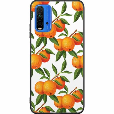 Xiaomi Redmi 9t Svart Skal Apelsin
