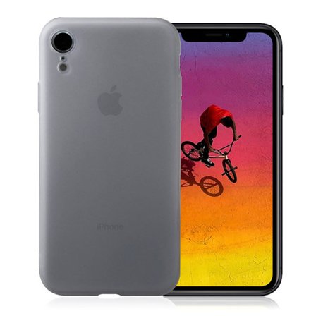 iPhone XR mobilskal silikon frostad - Vit