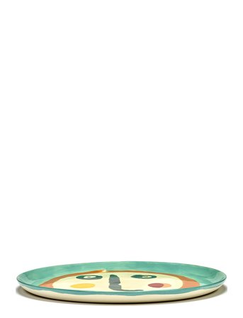 Serving Plate Face 2 Feast By Ottolenghi Home Tableware Serving Dishes Serving Platters Multi/patterned Serax