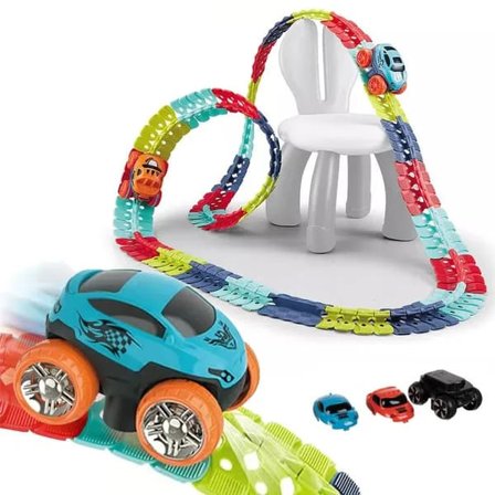 {PL} Car Track for Children - 193 Pieces