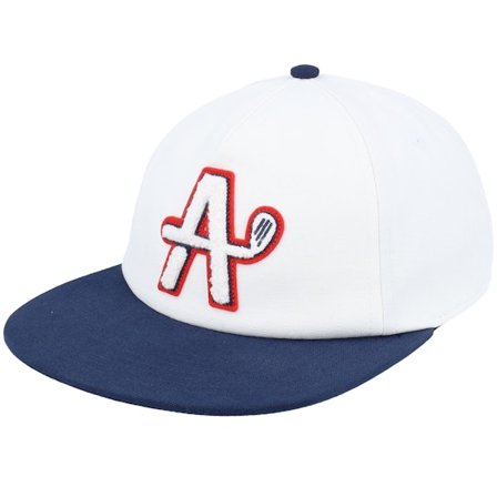 Adidas - White snapback Caps - Kids Us Open Hat White/Navy Strapback @ Hatstore