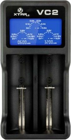 Koiratutkatarvike ja asennus Xtar VC2 Li-ion Batteriladdare
