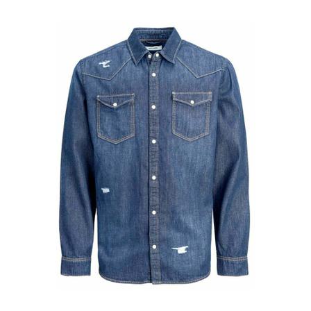 Jack & Jones, Shirt Blauw, Heren, Maat:XL