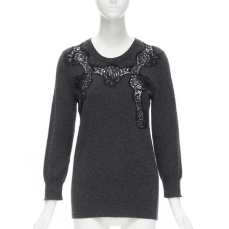 Dolce & Gabbana Pre-owned, Pre-owned Knitwear ; Sweatshirts Grijs, Dames, Maat:L