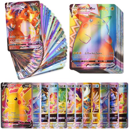 100 st Ultra Rare-kort – Inga dubbletter – Perfekt present till barn och samlare