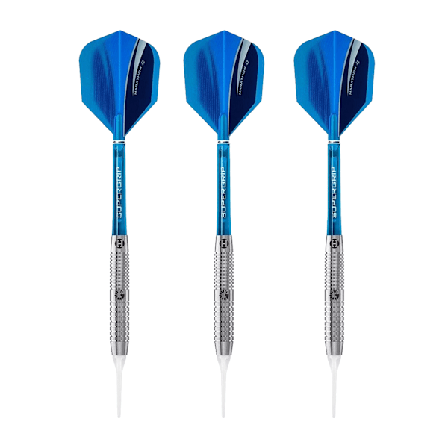 Harrows Genesis Tungsten Darts (3-pack) 21g Silver/Blå