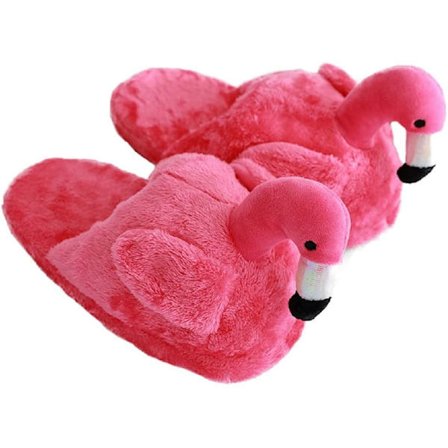 Flamingo Tøfler for Kvinner Plysj Dyre Tøfler