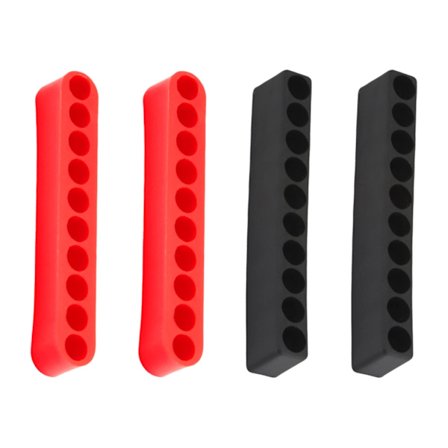 10 Fack Borr Bit Hållare Organizer Verktygsförvaringsremsor för 1/4 Hexagonala Bit