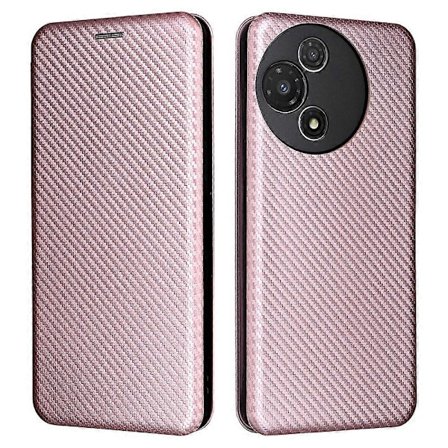 För TCL 60R 5G/ 60 5G Fodral Kolfibertextur Fallsäkert PU Läder Telefonskal