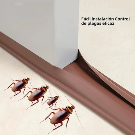 Ruskea, 96 cm vedenpitävä ja äänetön oven tiiviste, sopii kodin ovitarvikkeisiin, valmistettu kumista.