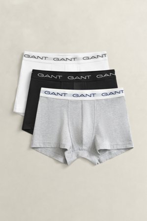 GANT Herren 3er-Pack Boxershorts (S) Hellgrau