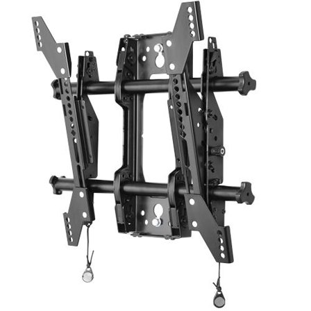 Chief Fusion Medium Adjustable Tilt TV Wall Mount - For Displays 32-65" - Black brakett - for flatpanel - svart