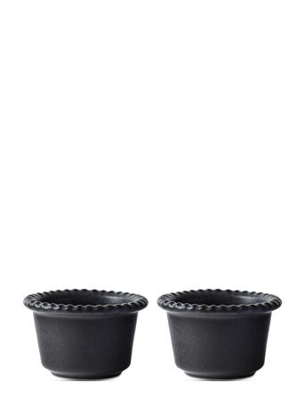 Daria Bowl 12 Cm St Ware 2-Pack Home Tableware Bowls Breakfast Bowls Svart PotteryJo