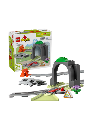 LEGO DUPLO Town Tågtunnel och spår – Expansionsset 10425 Byggsatser Unisex ONESIZE