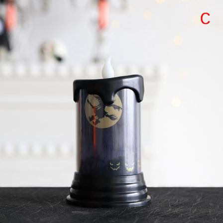 Halloween Dekoration Led Ljusstake Rökfri Bat Lights Hem