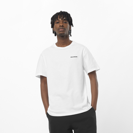 Salomon - T-Shirts Vêtements "droppin" Ss Tee M - White