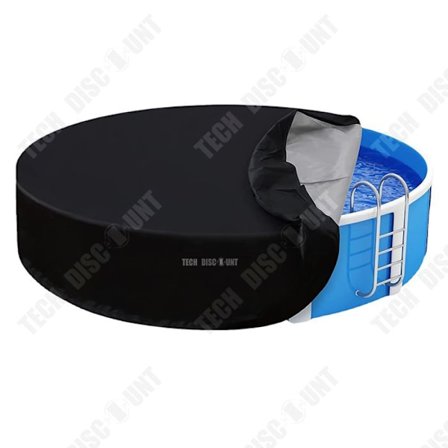 Pool Cover - TECH DISCOUNT - Round - 729 cm - Waterproof - Dust-proof