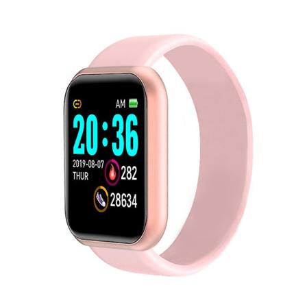 Y68 Smart Armbånd D20 Pulsarmbånd Pink