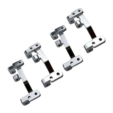 Par Metal Tie Rod Base for C24 C14 C14k C24k 1/16 RC Bil Oppgraderingsdeler Sølv