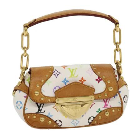 Louis Vuitton Vintage Pre-owned Canvas louis-vuitton-Väska vit, Dam Vintage Väskor, Dam, Storlek: ONE SIZE