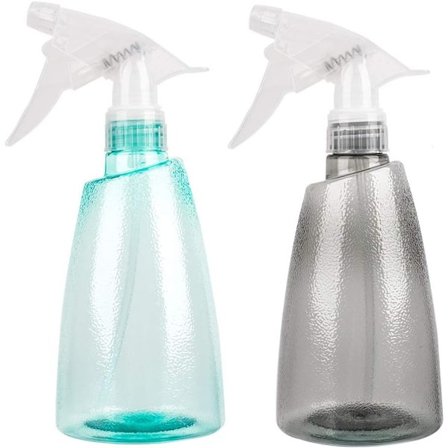 2 x 500ml Tomme Sprayflasker, Plast Tom Sprayflaske Beholder