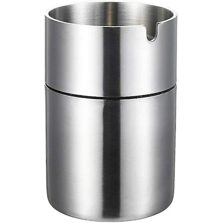 Stainless Steel Ashtray Cigarette Ashtray Outdoor Windproof Ashtray Car Ashtrays Ash Tray For Garden Office Household