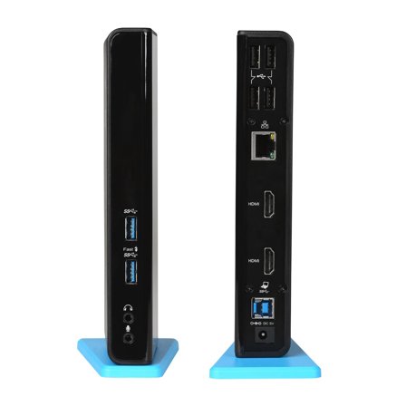 I-TEC USB 3.0/USB-C Dual HDMI Docking Station - dokkingstasjon - USB 3.0 - 2 x HDMI - 1GbE