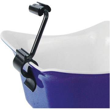 SKILTHOLDER M.KLYPE SORT 50MM