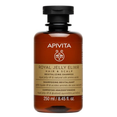 APIVITA Capelli - Royal Jelly Elixir Shampoo Rivitalizzante 250ml - Shampoo Delicato