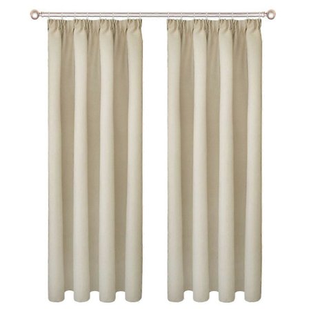 Termiska gardiner med rynkband, mörkläggningsgardiner, rynkband, mörkläggningsgardiner, övergardiner för sovrum, vardagsrum