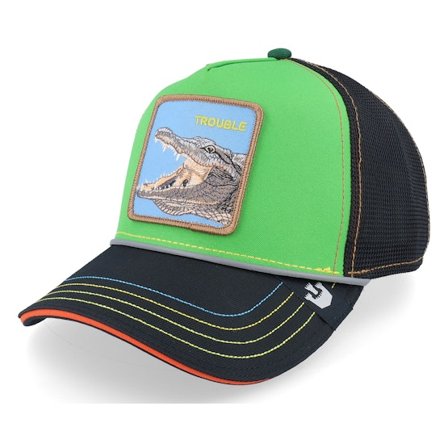 Goorin Bros. - Verde trucker Cappellino - 32 In Twenty Insert Coin Green/Black A-Frame Trucker @ Hatstore