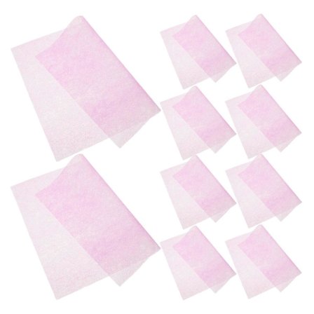 Non-Woven Nagel Dammsugarfilter Papper Rosa för Dammuppsamlare 200st Ark