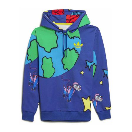 Adidas, Hoodie Niebieski, Mężczyzna, Rozmiar: M