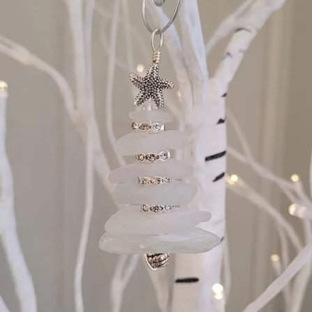 Oceans Christmas Tree Ornament Snygg Festival Dekorativ rekvisita Idealisk present till familjens vänner