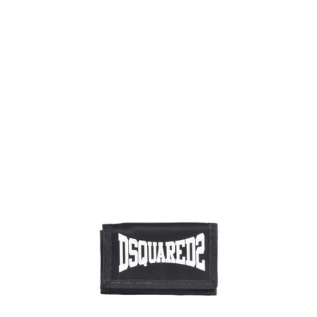 Dsquared2, Wallet Czarny, Mężczyzna, Rozmiar: ONE Size