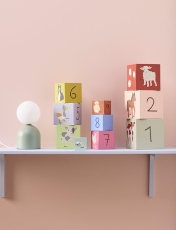 Kid's Concept Cubes Paper 1-10 Aiden - Multi/patterned - ONE SIZE