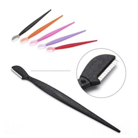 Ögonbrynskniv - Skäggkniv i 3-pack