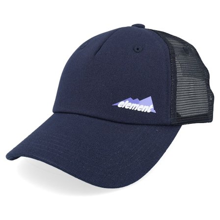 Element - Blå trucker Keps - Mount Mesh Cap Eclipse Navy A-Frame Trucker @ Hatstore