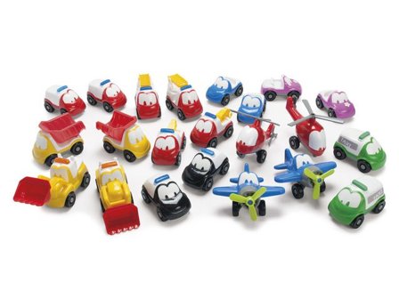DANTOY Småbilar, blandade färger 22/fp - Lyreco - Skola och förskola - Lekmaterial - Leksaksbilar