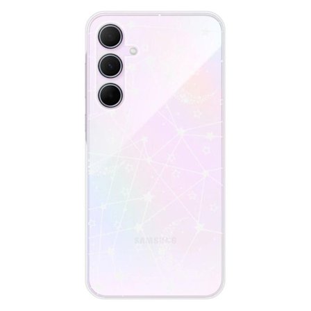 Siliconfodral - Kompatibel med Samsung Galaxy A55 5G - design med stjärnlinjer