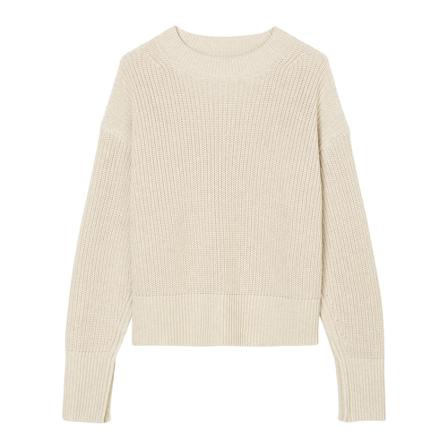 Marc O'Polo Knitted crewneck jumper, relaxed fit inbo, Dame Striktrøjer