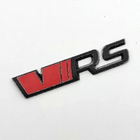 3D RS-logo VRS-emblemi, autonumerokilpi, etu- ja takakilven merkki Skodalle Fabia Kodiaq Superb Octavia 2 3 A5 A7 Rs Vrs tarvikkeet