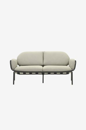 Kave Home - 2-sits soffa för utomhusbruk - joncols - Grå - Utesoffor & bänkar - Från Homeroom