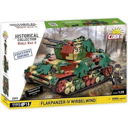 Maquette - COBI - FLAKPANZER IV WIRBELWIND - Plast - Grå - 8 år og op