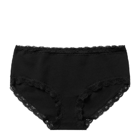 Å WOMAN Hipstertrosa i bomull MONA Trosor Dam Svart XS