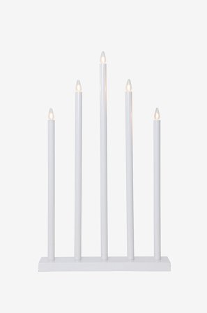 Star Trading - HOLY el-lysestake - Hvit - Adventsstaker - Fra Homeroom