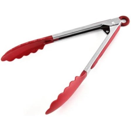 Go Go Gadget - Röd - 20cm - Silikon Grilltång - Kök & Serveringstång - Livsmedelssäker