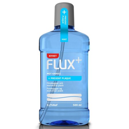 Flux Flux+ Prevent Plaque 0,2 % fluorskyll 500 ml