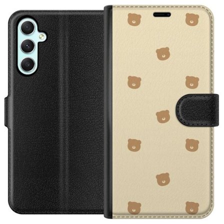 Plånboksfodral till Samsung Galaxy A34 med Björnmönster